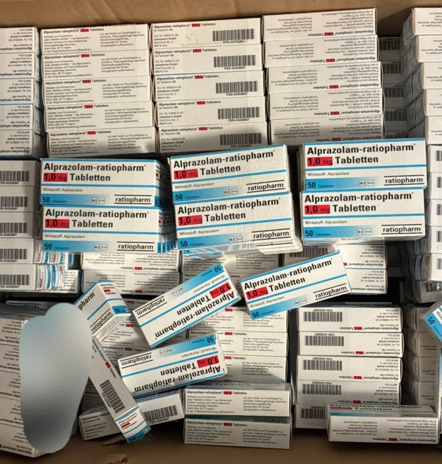 Alprazolam 1mg, Ansicht 1